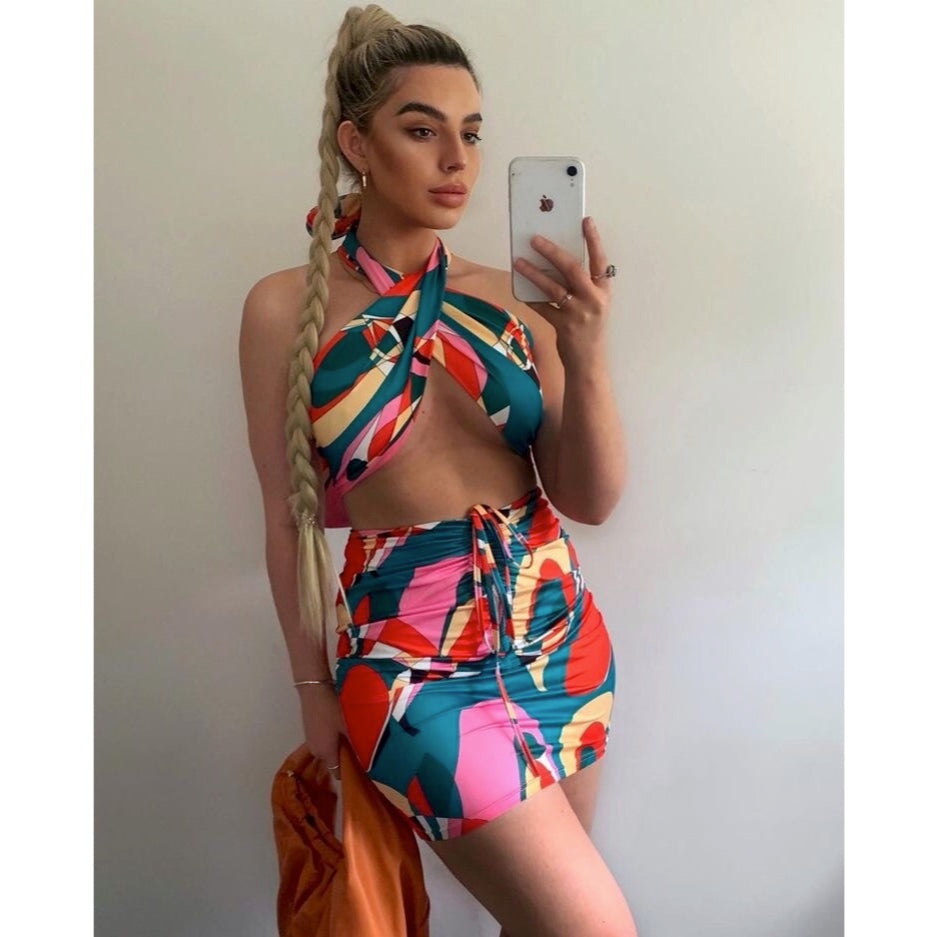 FAYE MULTI WAY TOP SKIRT CO ORD - Celeb Threads