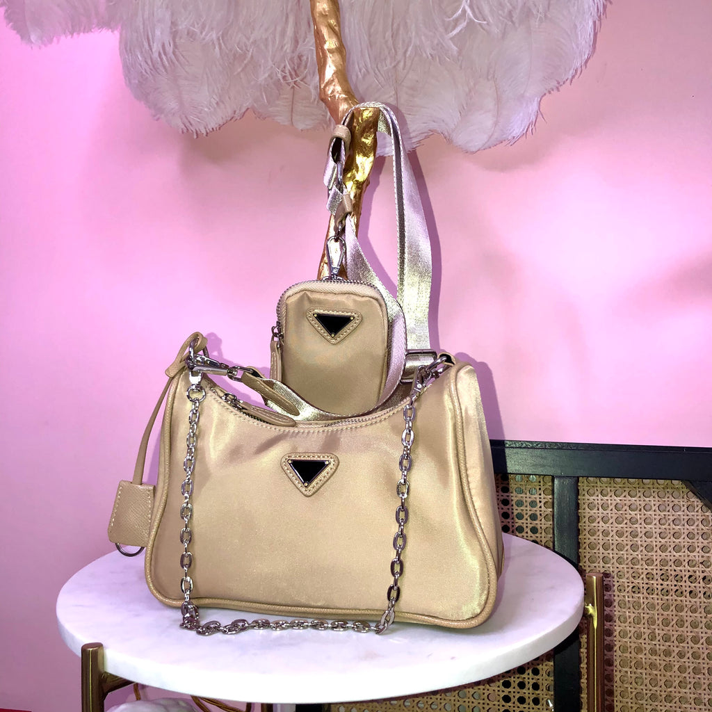 Nylon Nude Bag - Celeb Threads