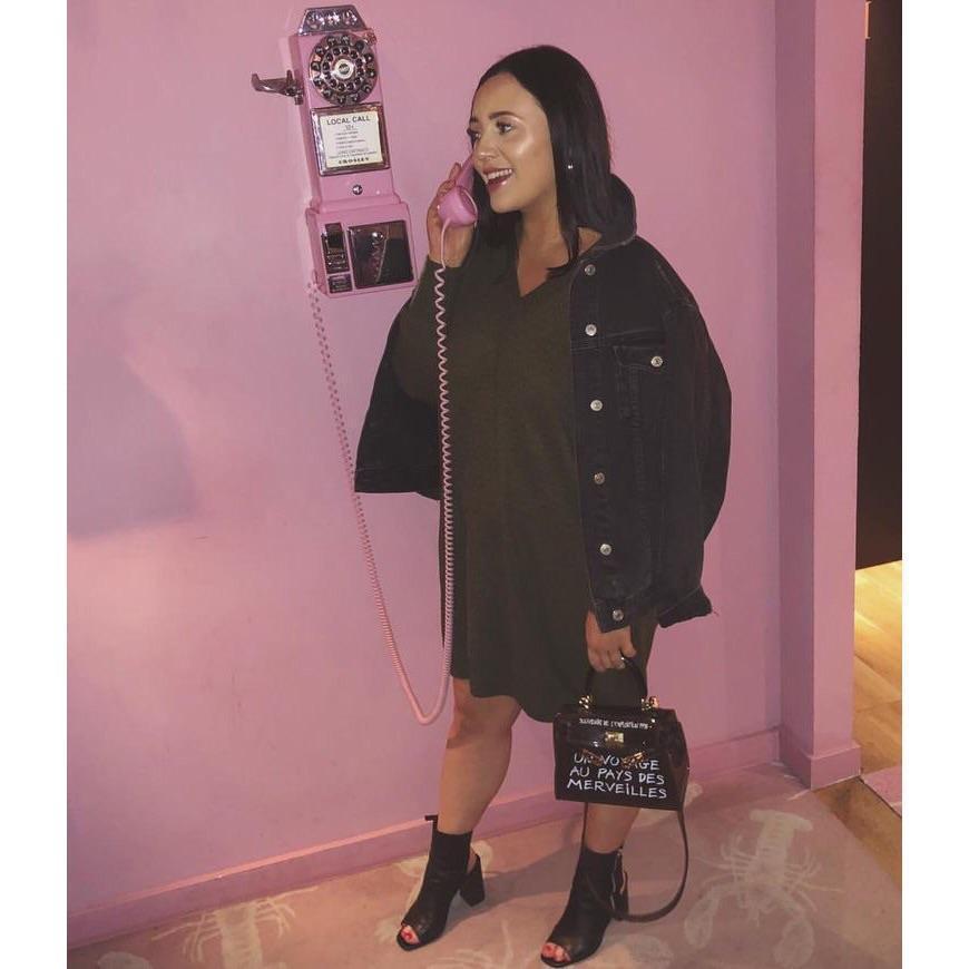 KIKI BLACK UN VOYAGE GRAFFITI BAG SMALL - Celeb Threads